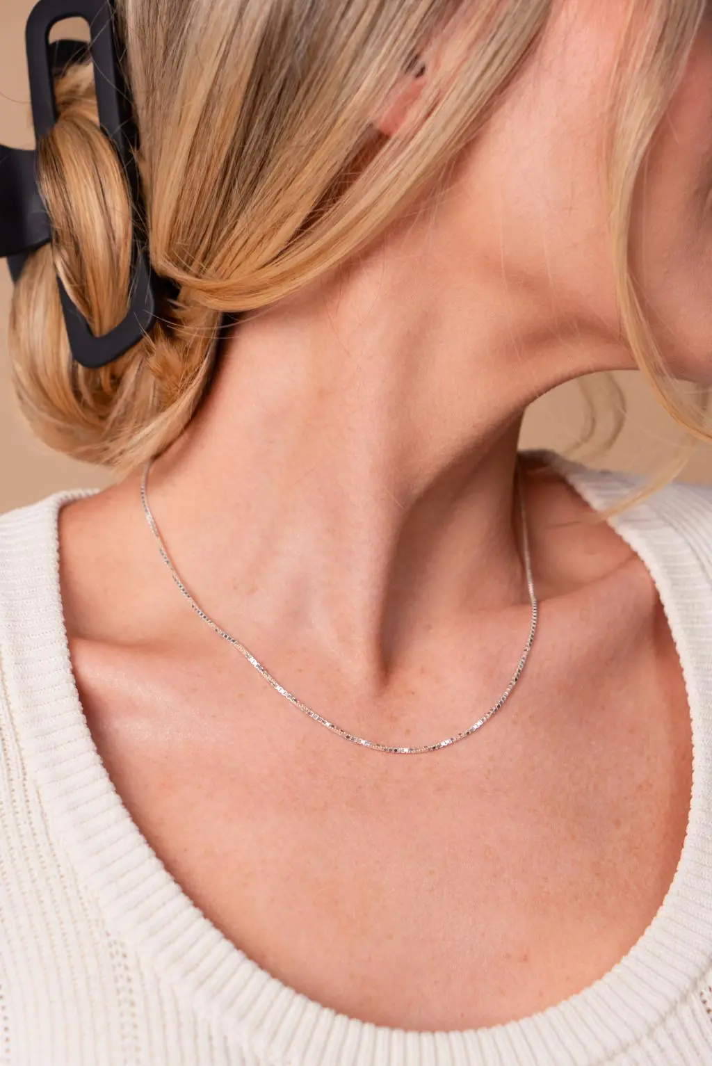 Silver | The Sparkling Box Chain