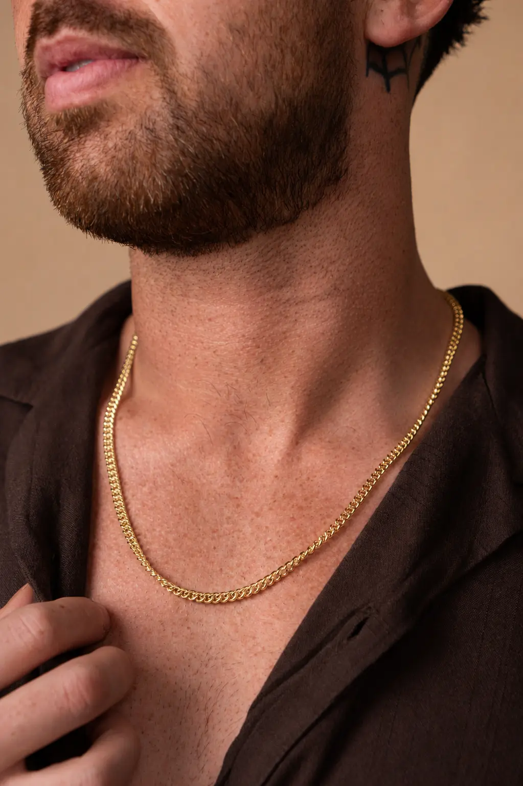 Gents | The Gold Kensington Curb Model